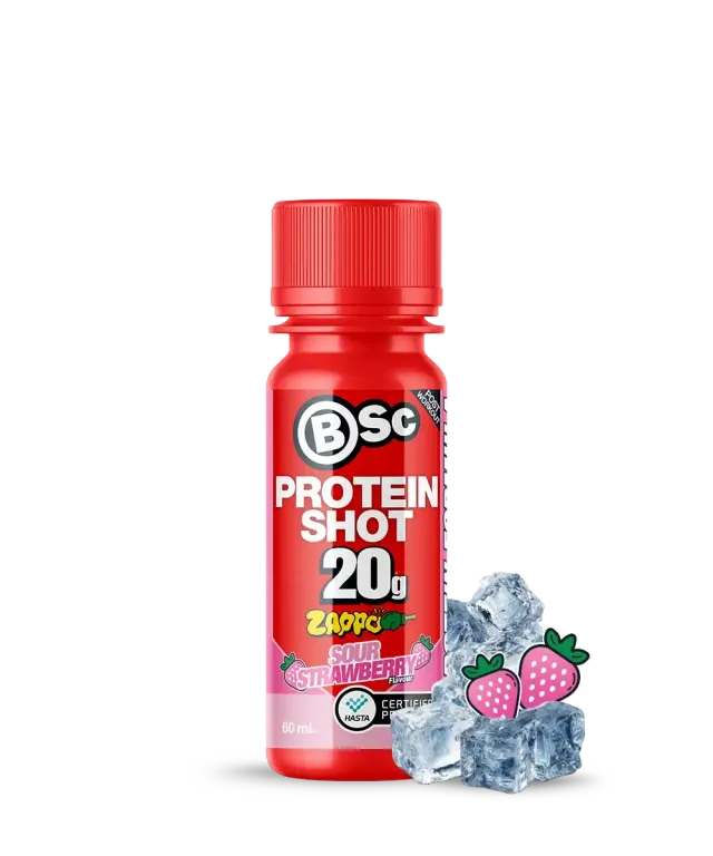 BSc 20g Protein Shot Zappo sour strawberry 60ml
