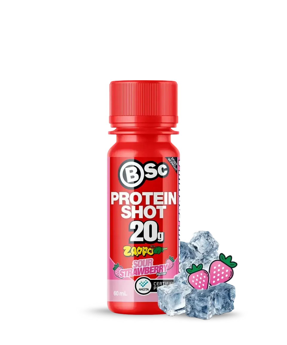 BSc 20g Protein Shot Zappo sour strawberry 60ml