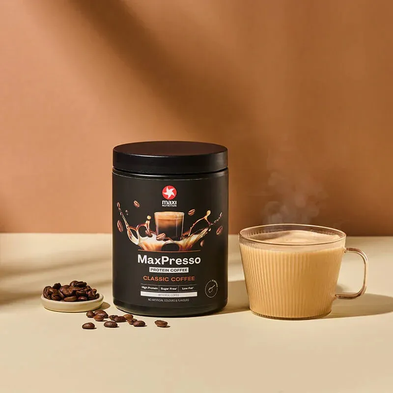 MaxiNutrition Maxpresso proteinkaffe classic coffee 22g protein
