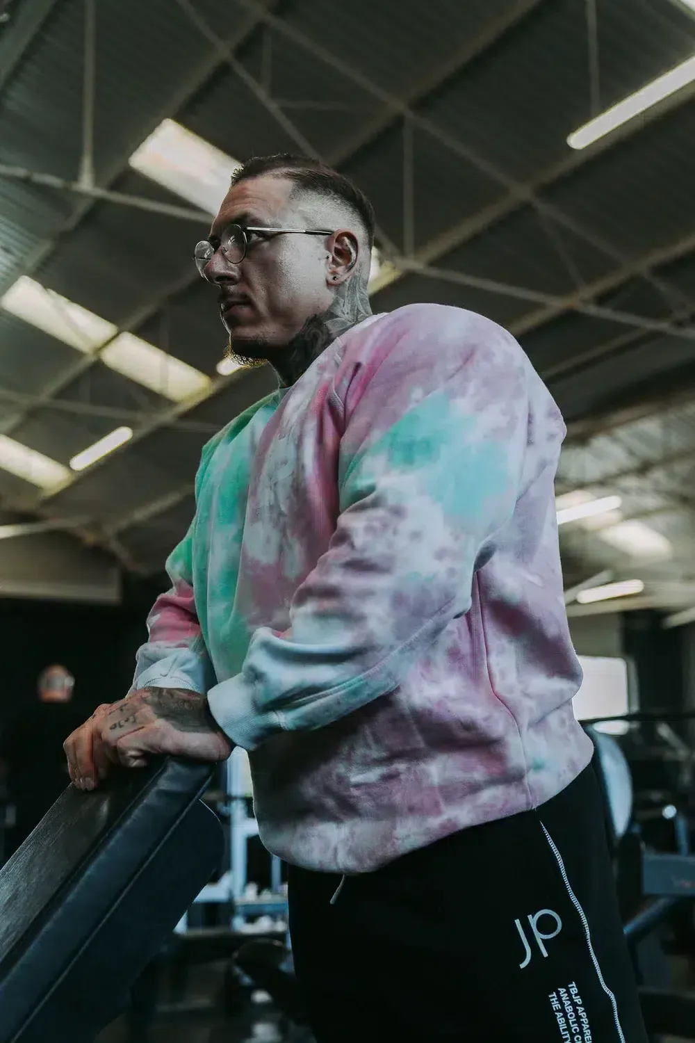 Trained by JP Sweater tie dye pastel multicolour