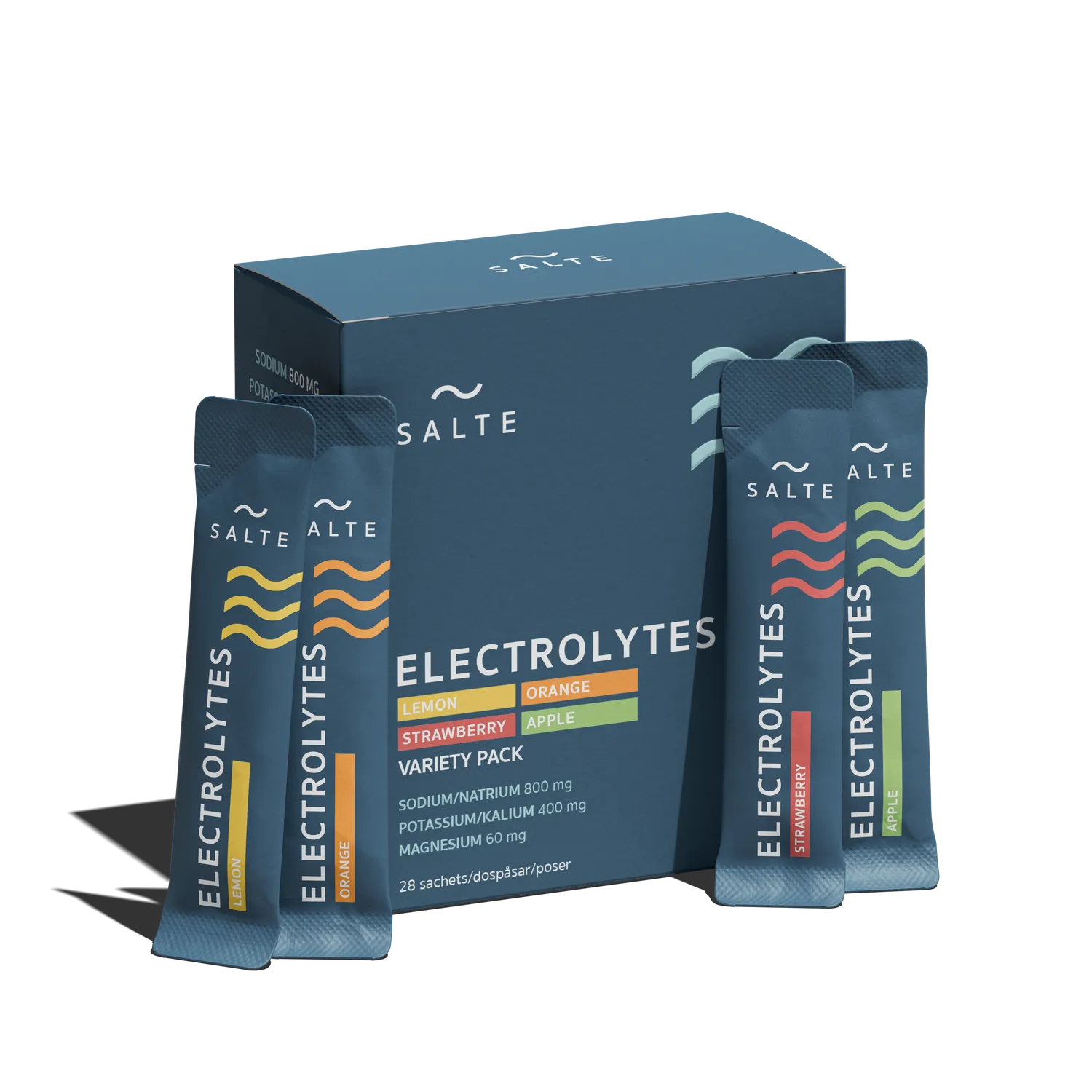 DENSE SALTE Elektrolytter pulver Citron sukkerfri 30 stk