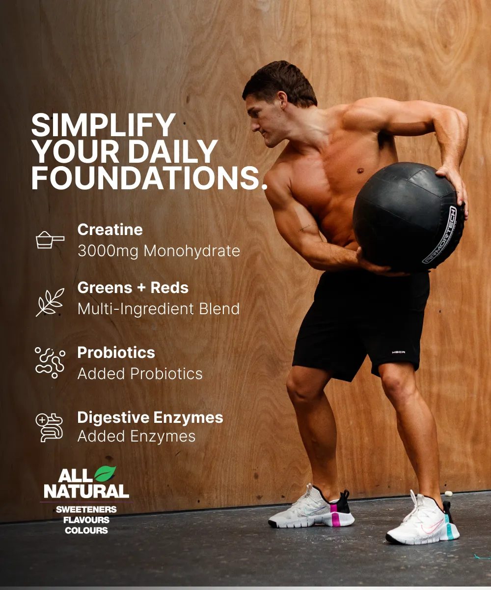 BSc Performance Greens + Creatine pulver 210g tropical
