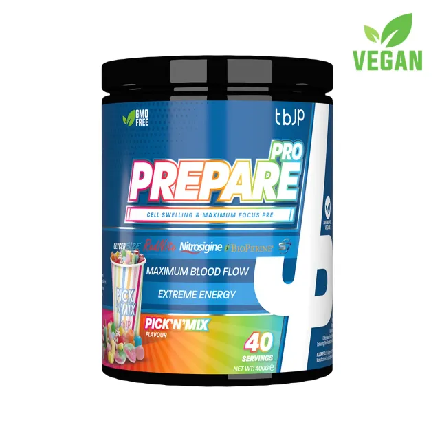 Trained by JP PrePare Pro pre workout pulver 8,5 g