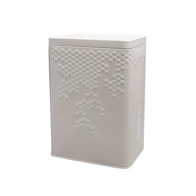 Adozan opbevaringsboks 1 kg beige metal