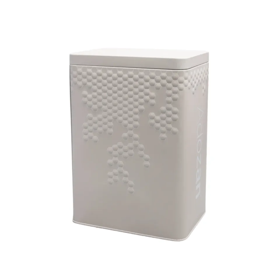 Adozan opbevaringsboks 1 kg beige metal