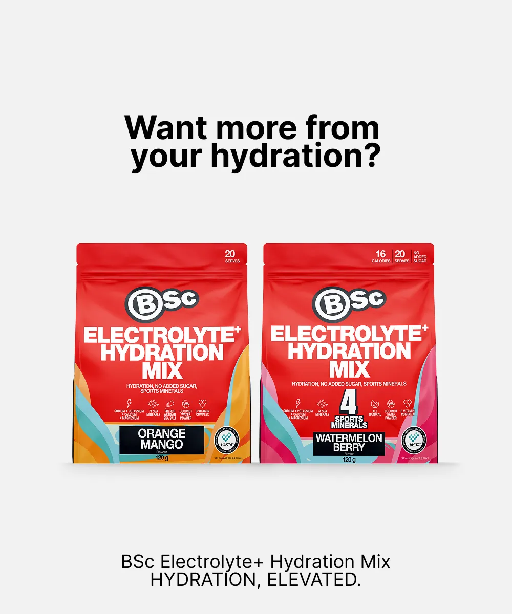 BSc Electrolyte+ Hydration Mix elektrolytpulver 120g vandmelon