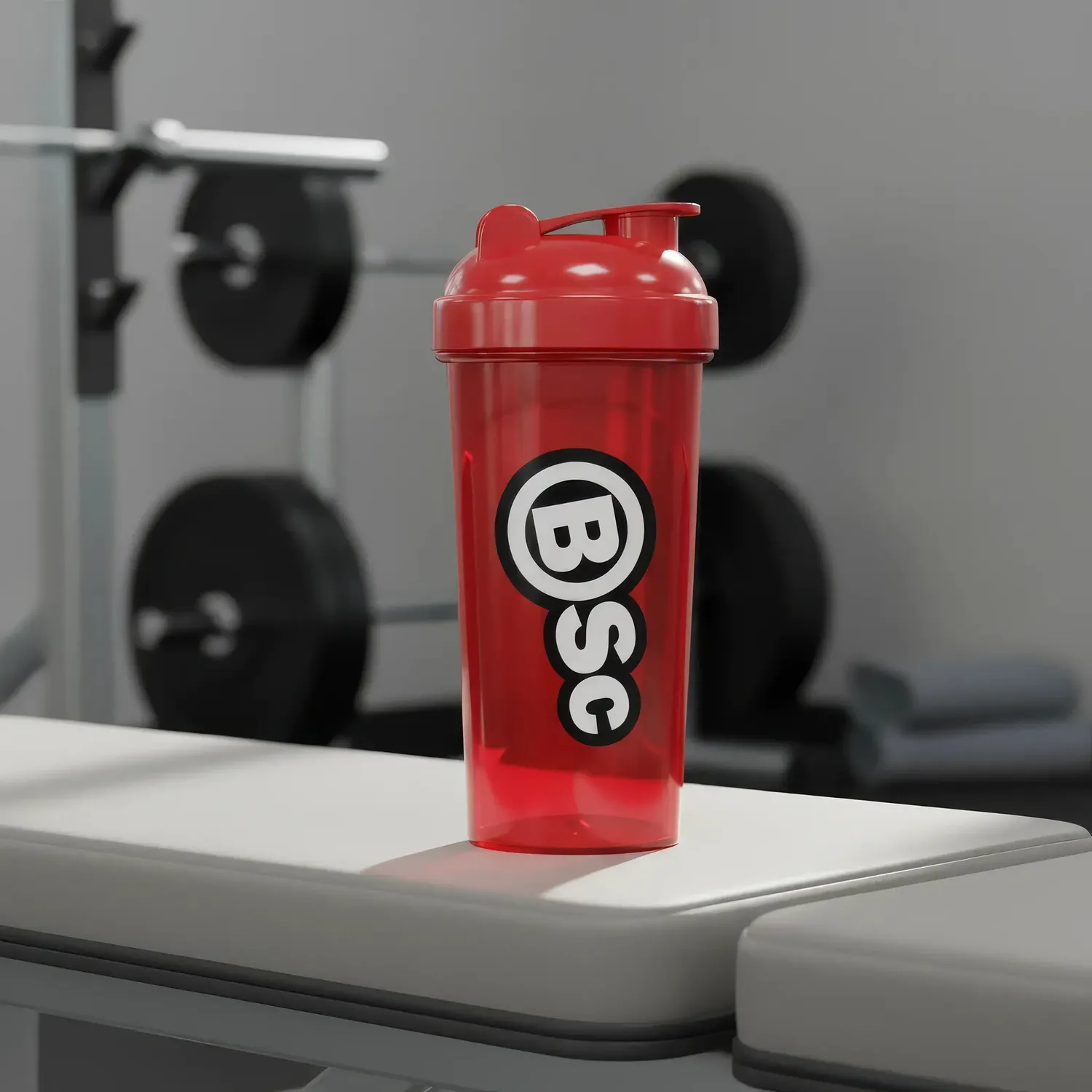 BSc Red Shaker shaker 700 ml rød med mix-hjul