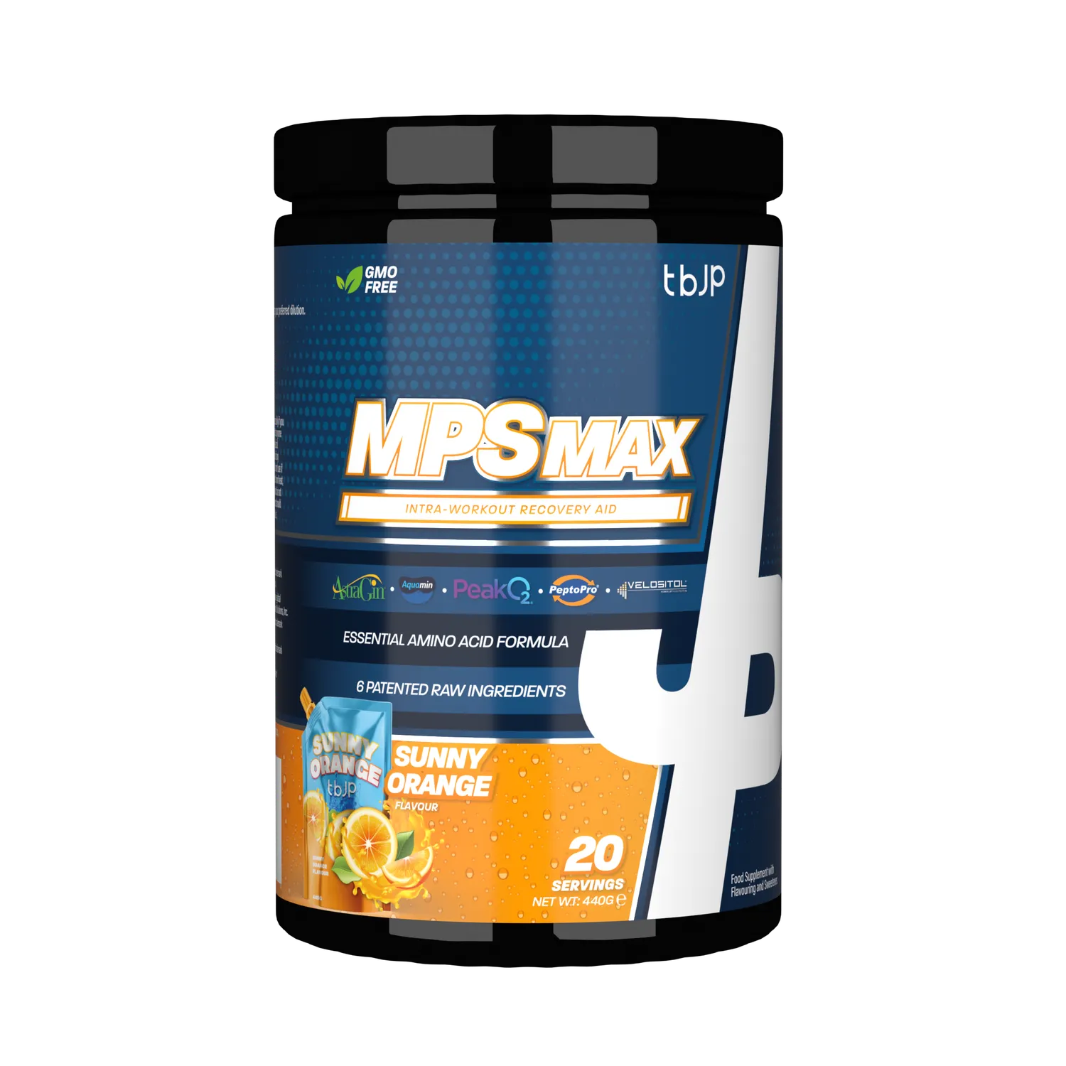 Trained by JP MPS Max EAA intra workout Sunny Orange 22 g