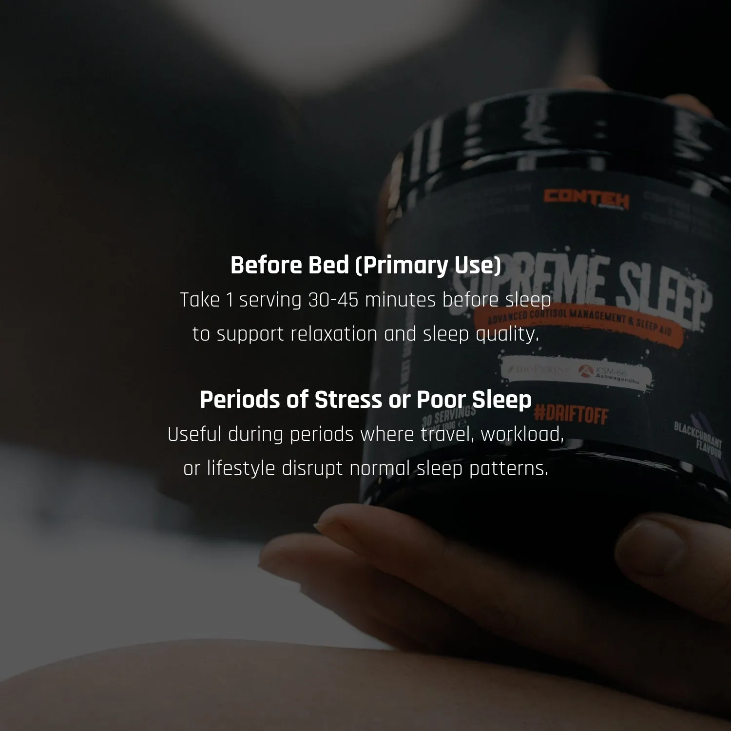 Conteh Sports Supreme Sleep sovepulver mango 7 g