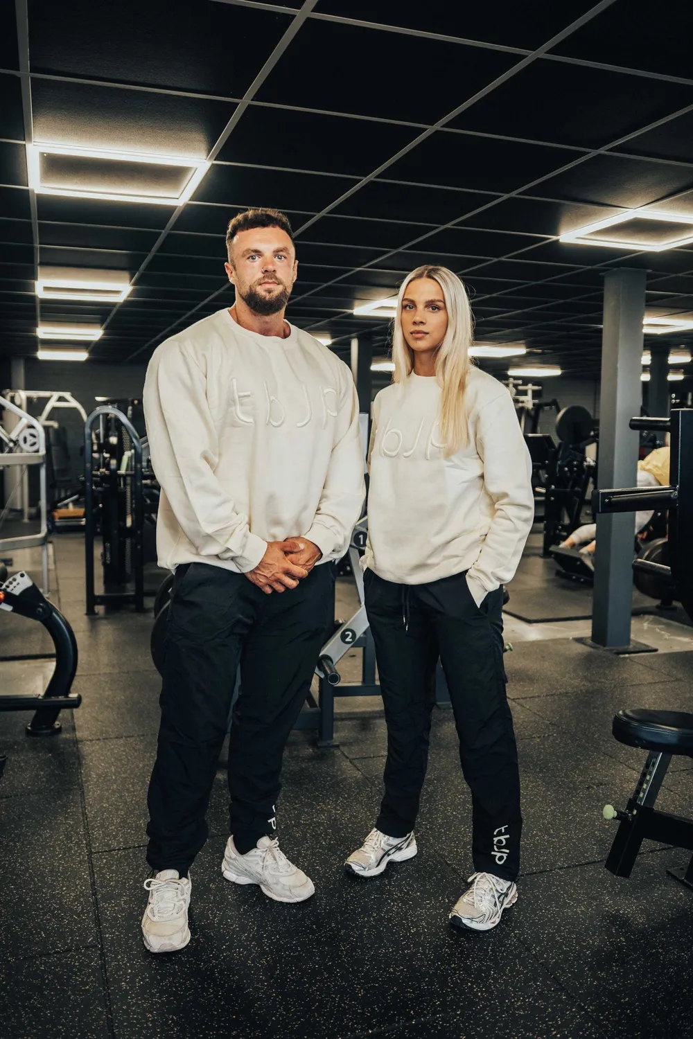 Trained by JP UTILITY01 tapered joggers sort