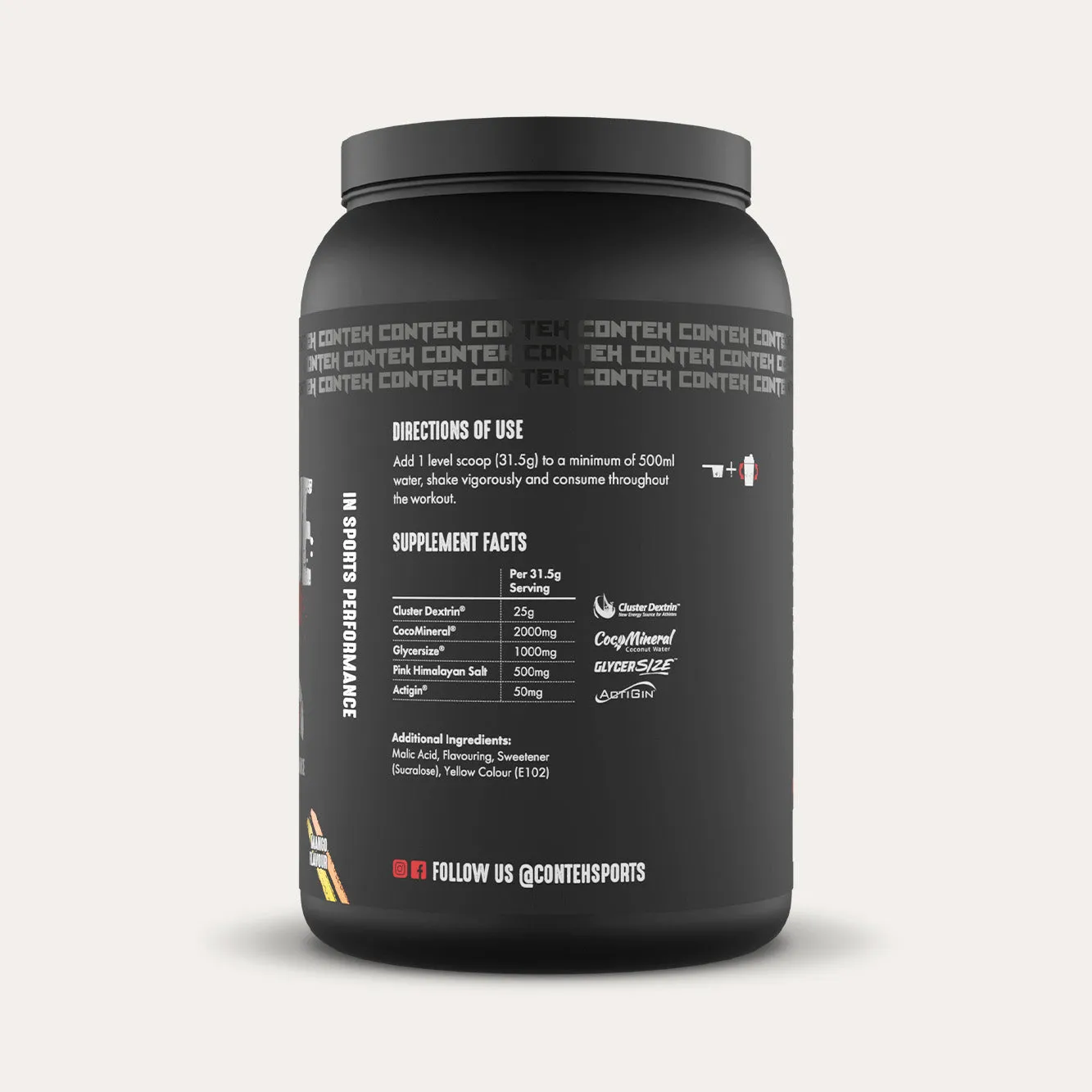 Conteh Sports Carb Drive intra workout mango cluster dextrin