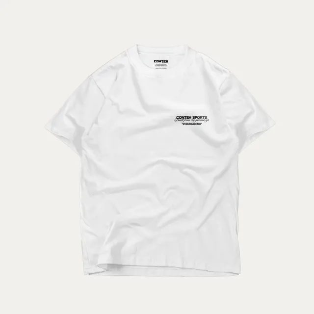 Conteh Sports Basics T-shirt hvid bomuld Large