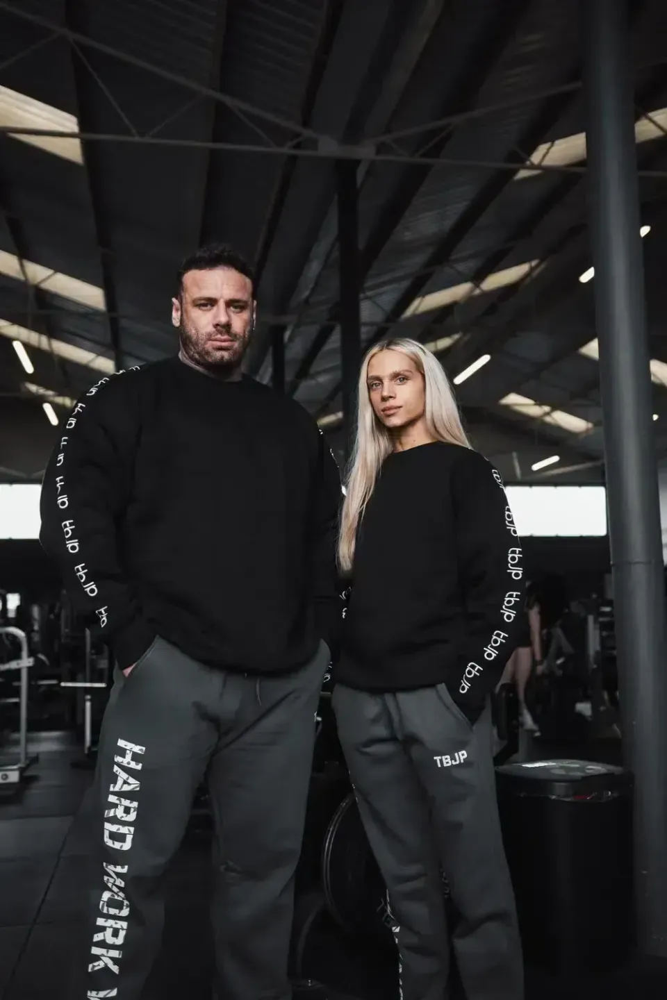 Trained by JP Sweater sweatshirt sort broderet logo