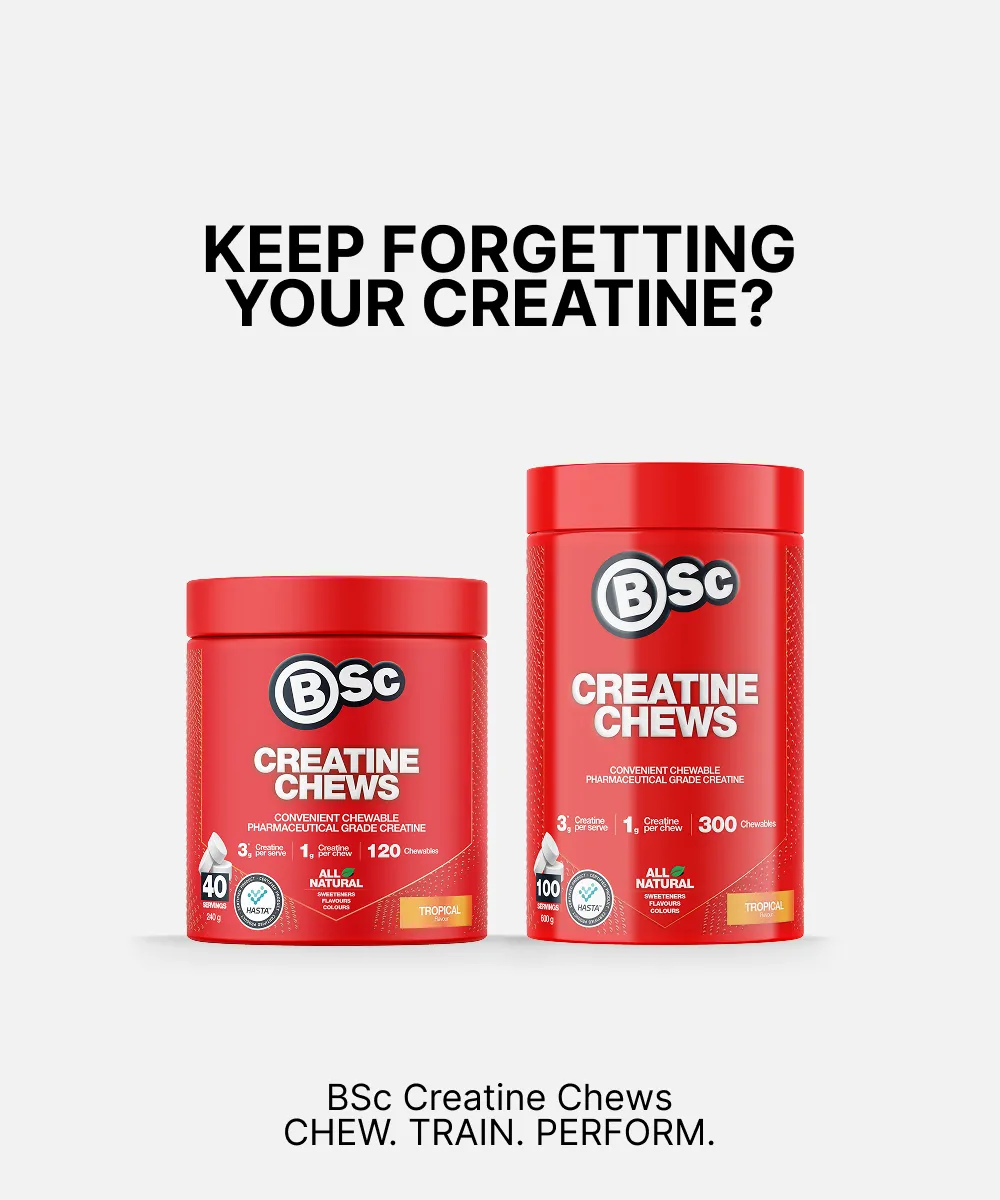 BSc Supplements Creatine Chews kreatin 120 stk Tropical