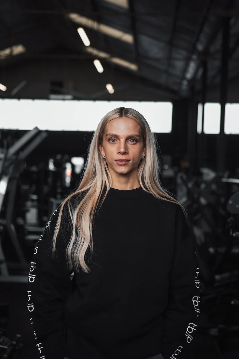 Trained by JP Sweater sweatshirt sort broderet logo