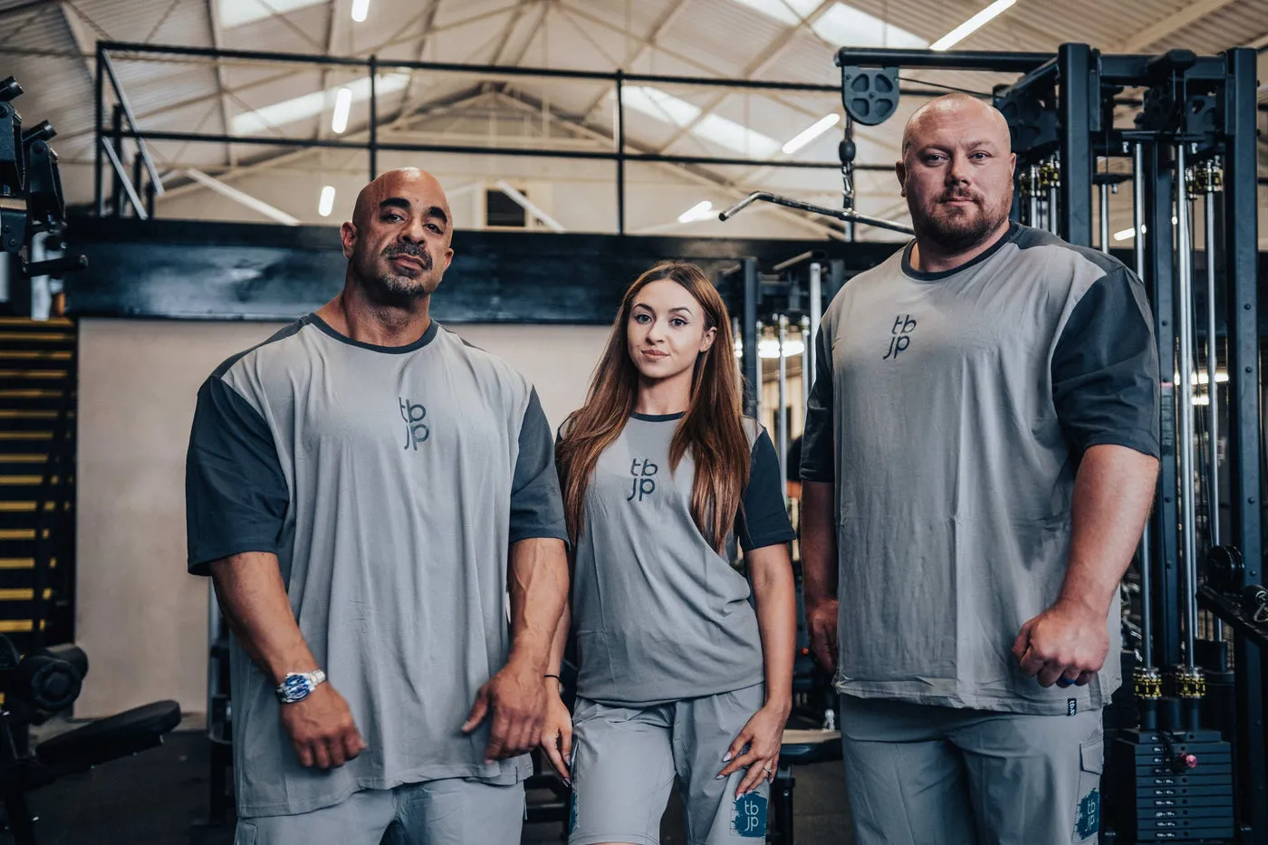 Trained by JP Set In Sleeve T-shirt grå stretch