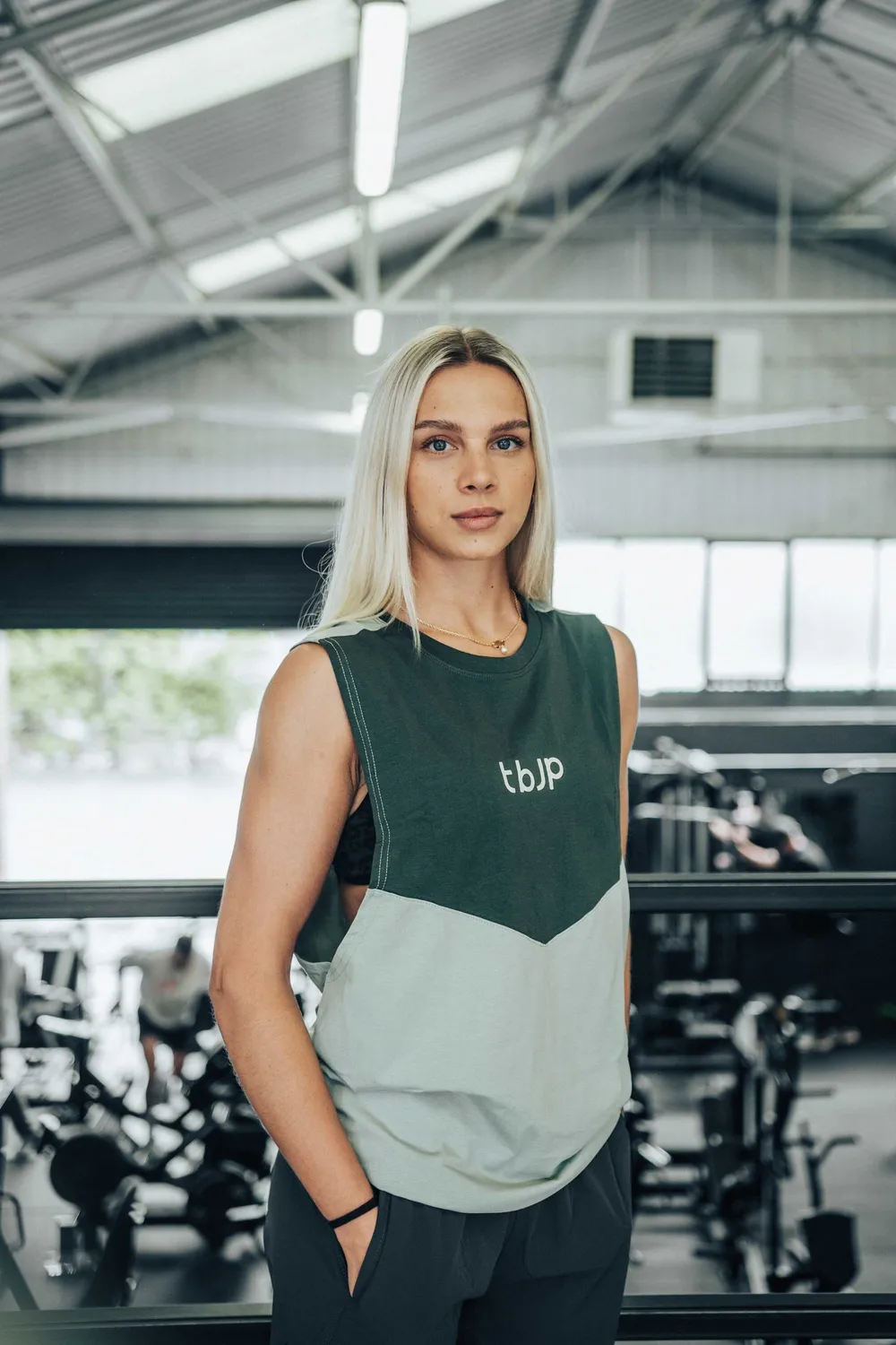 Trained by JP Utility01 Tank Top sage pine ærmeløs