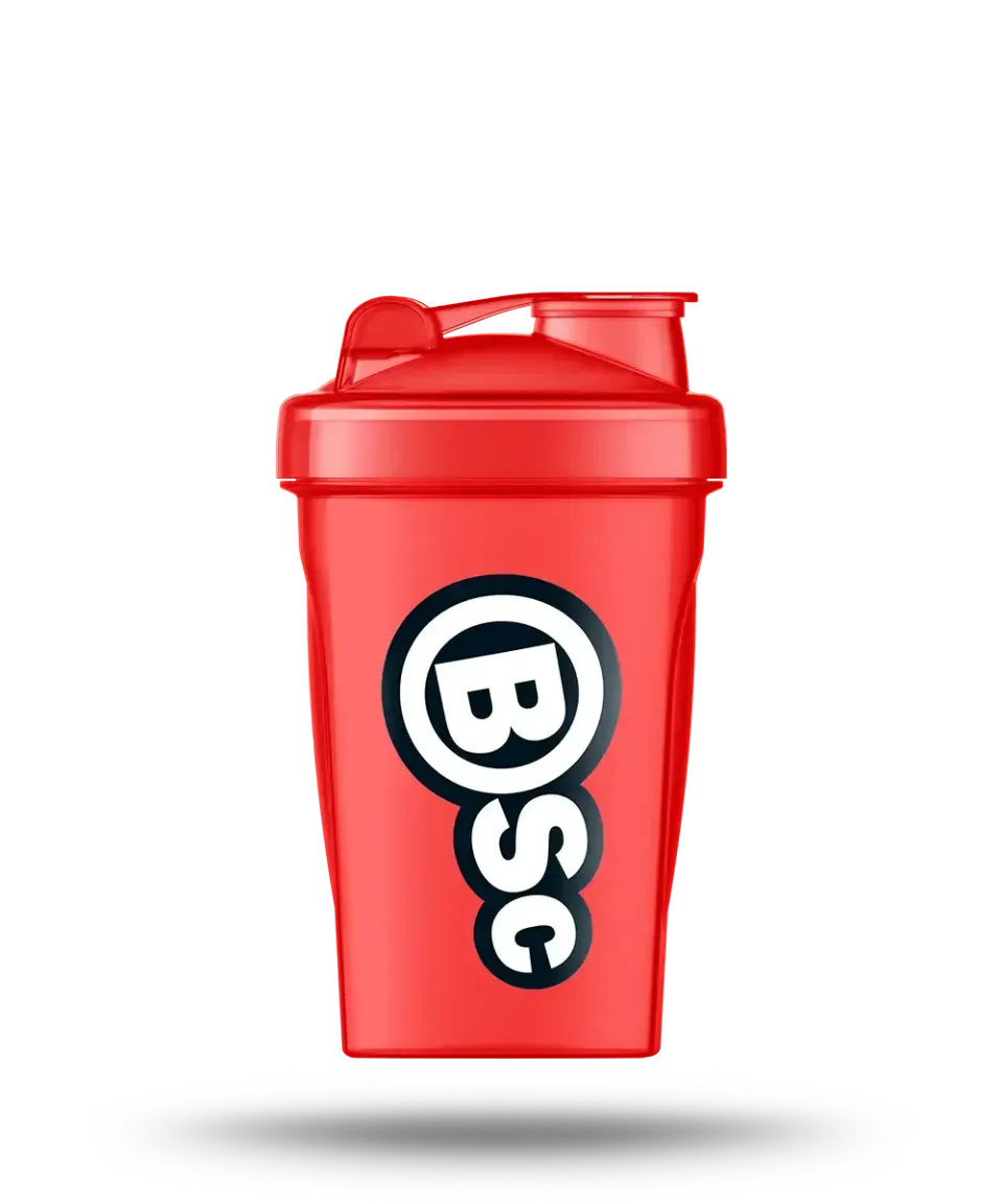 BSc Red Shaker 400 ml rød proteinskaker