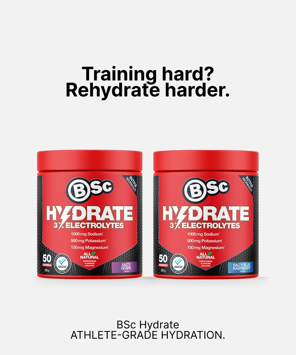 BSc Hydrate Elektrolytpulver Salty Blue Raspberry 325g natrium