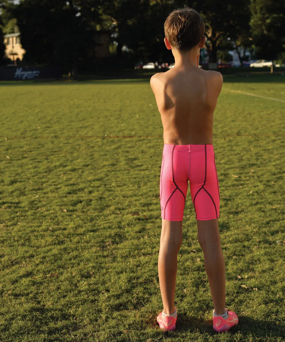 BSc Youth Quad Shorts kompressionsshorts pink medium