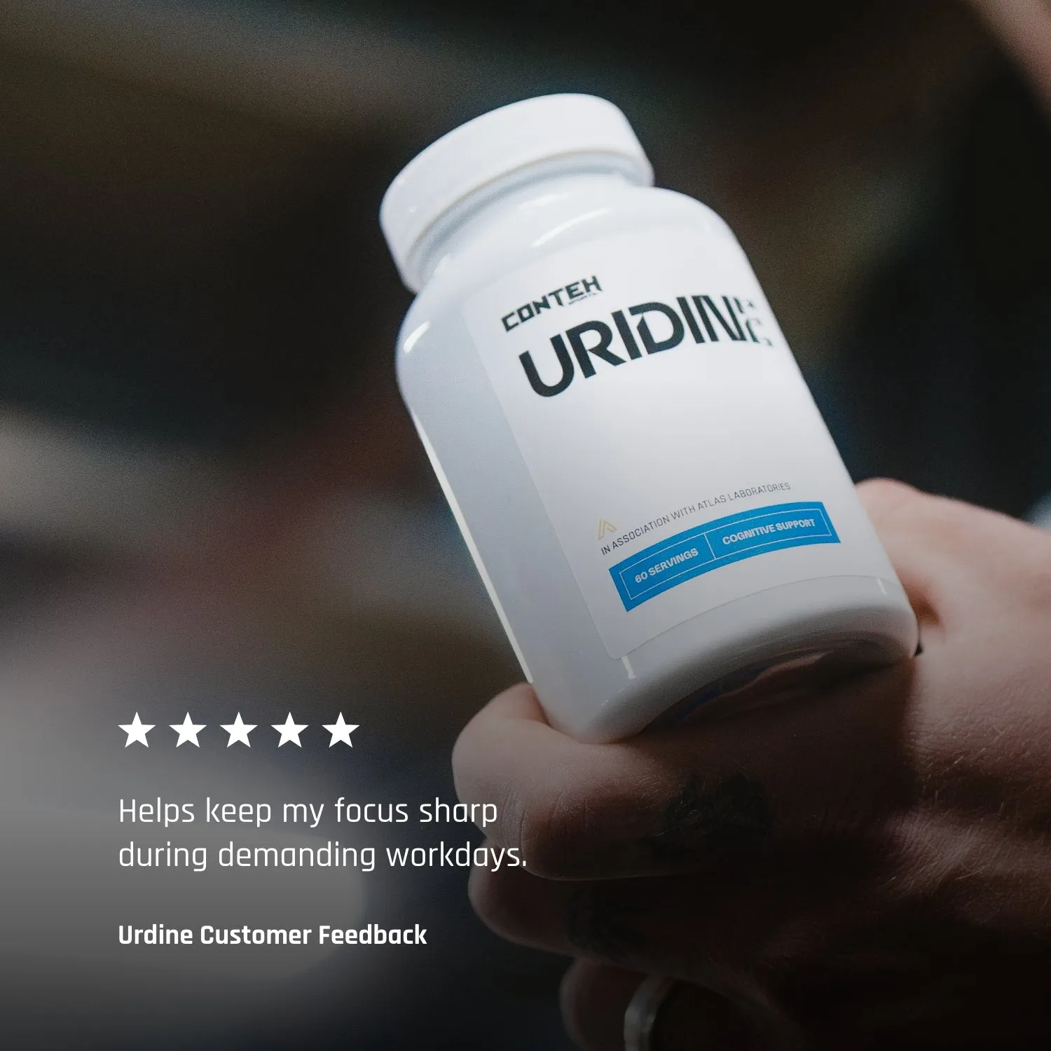 Conteh Sports Uridine kapsler 300 mg til daglig brug
