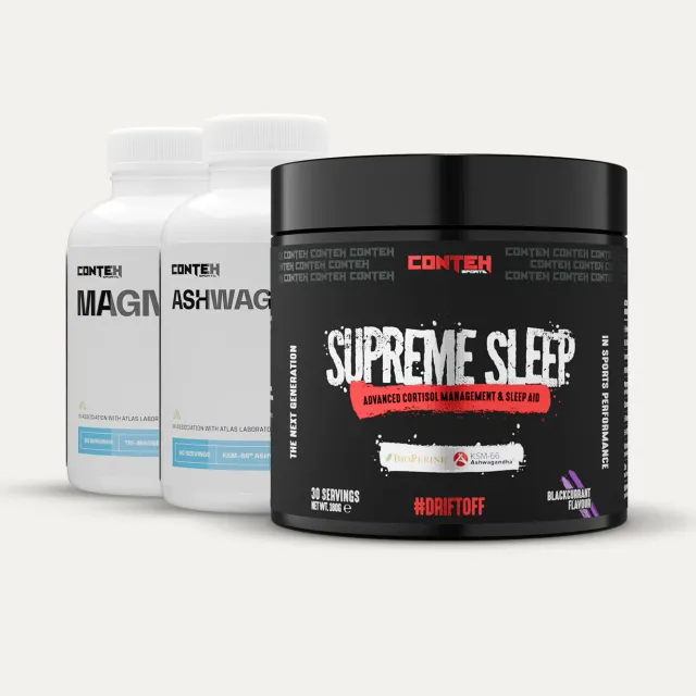 Conteh Sports Elite Sleep Stack sovesæt mango