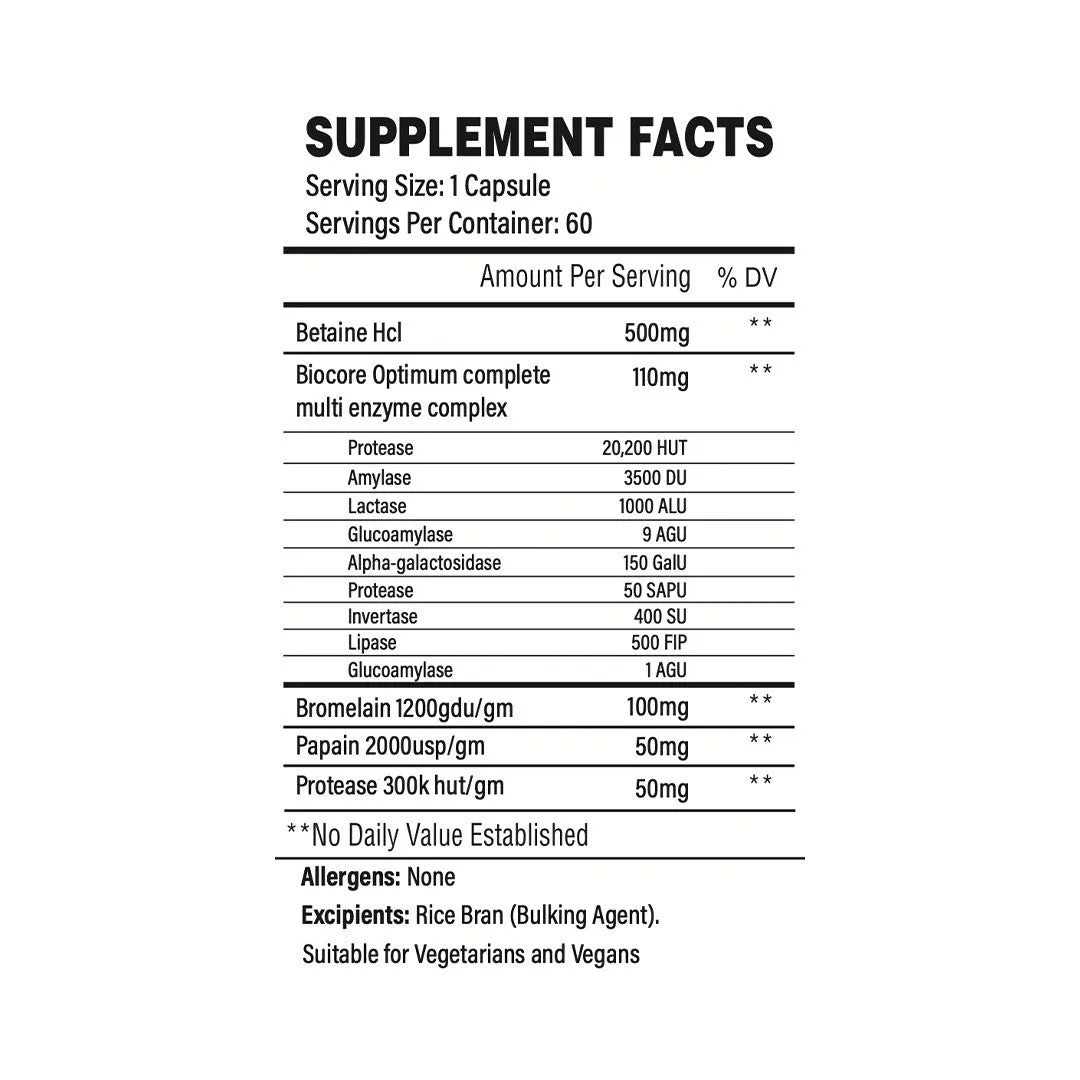 Trained by JP Digest Pharma Pro fordøjelsesenzymer 60 kapsler