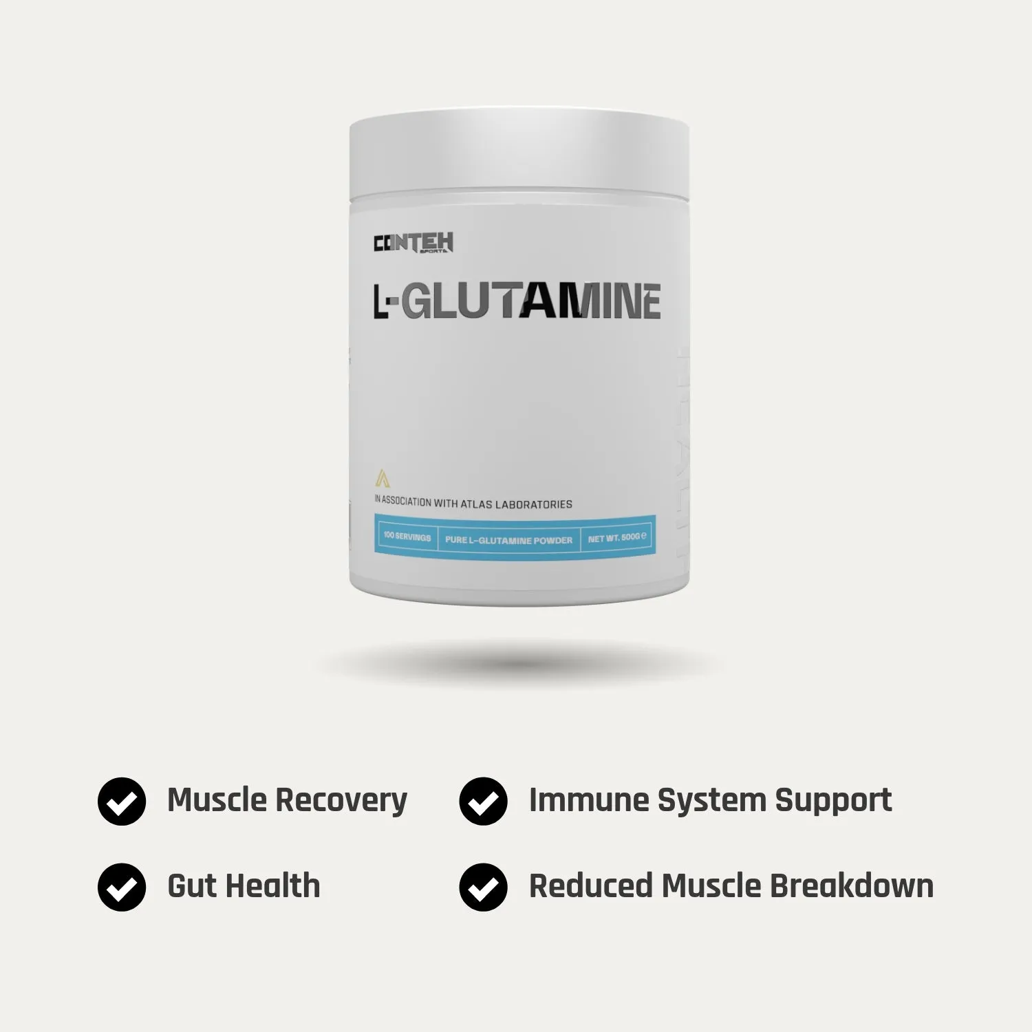 Conteh Sports L-Glutamine pulver 5g neutral