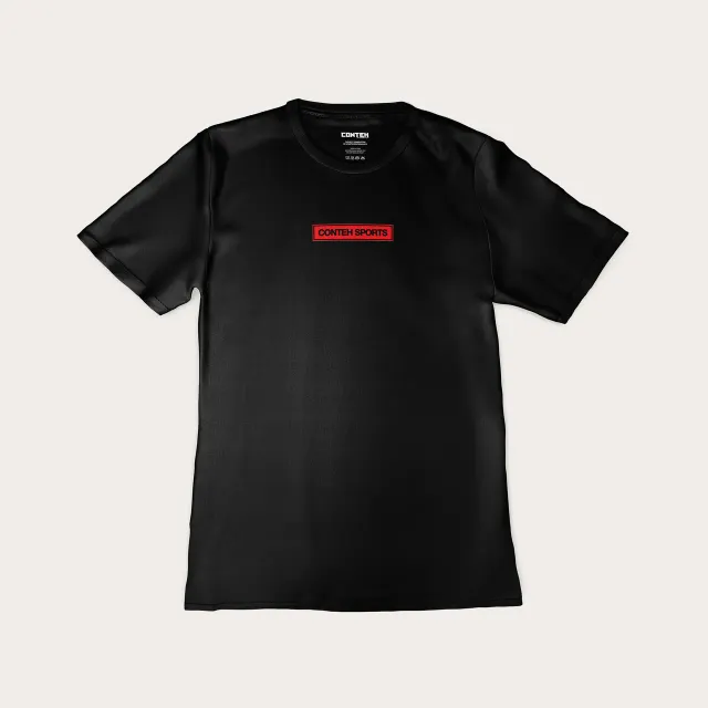 Conteh Sports Member T-shirt sort bomuld Large