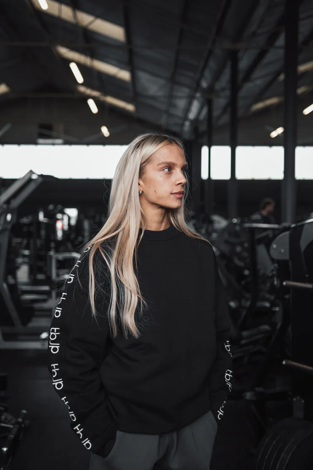 Trained by JP Sweater sweatshirt sort broderet logo