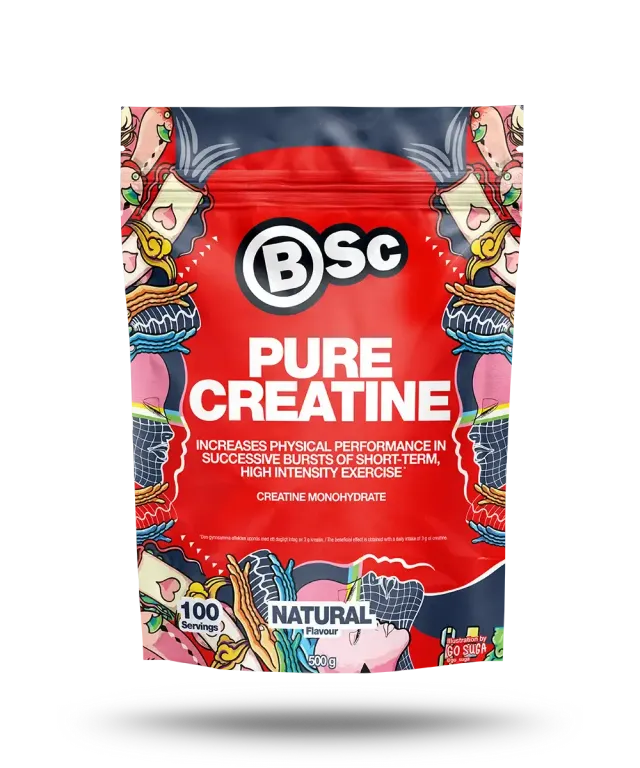 BSc Pure Creatine kreatinpulver vegansk uden sukker