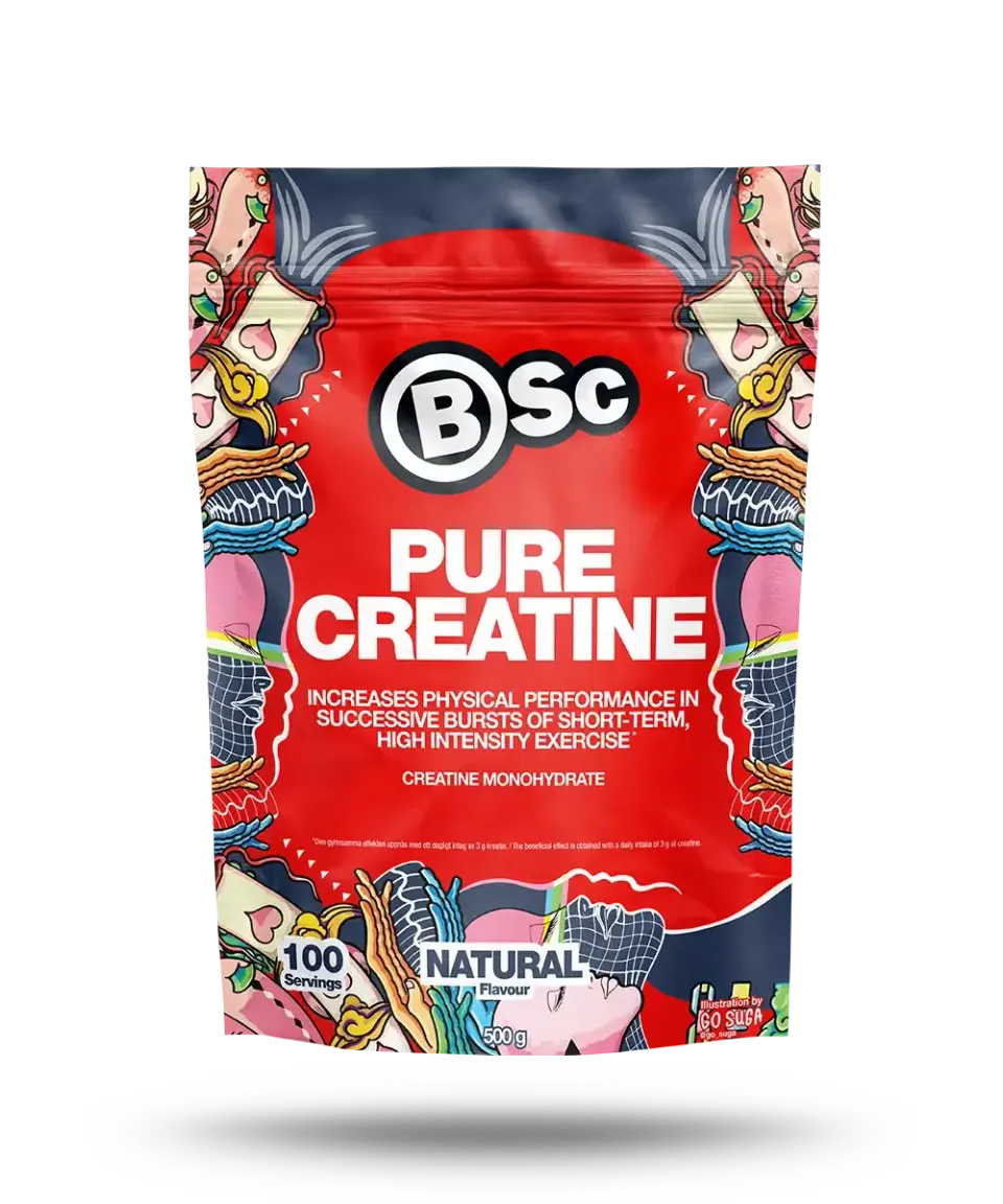BSc Pure Creatine kreatinpulver vegansk uden sukker