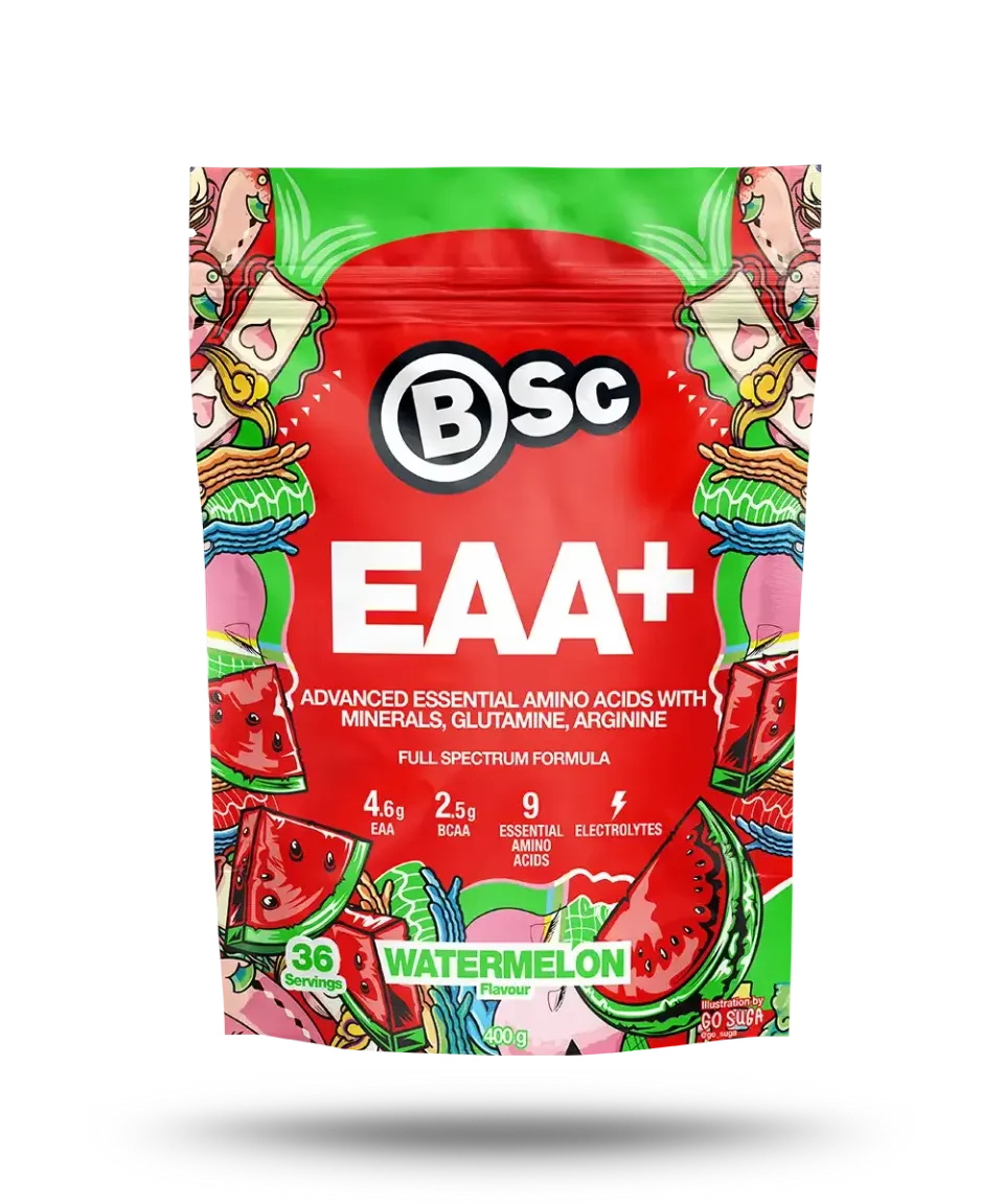 BSc EAA+ EAA pulver Elderflower hydrering muskelstøtte