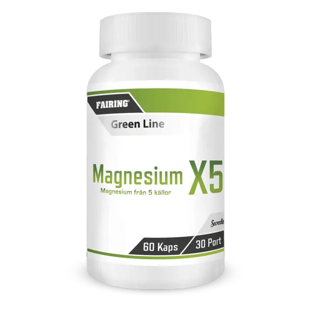Fairing Magnesium X5 kosttilskud daglig restitution