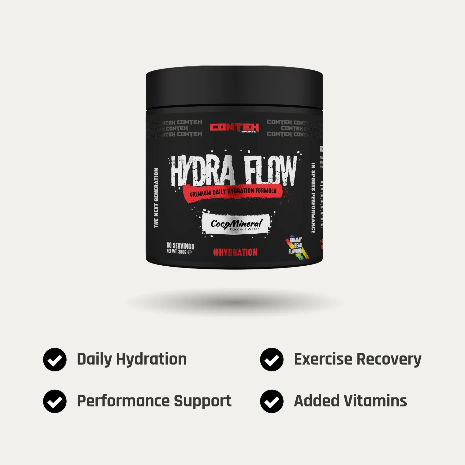 Conteh Sports Hydra Flow elektrolytpulver citrus burst hydrering
