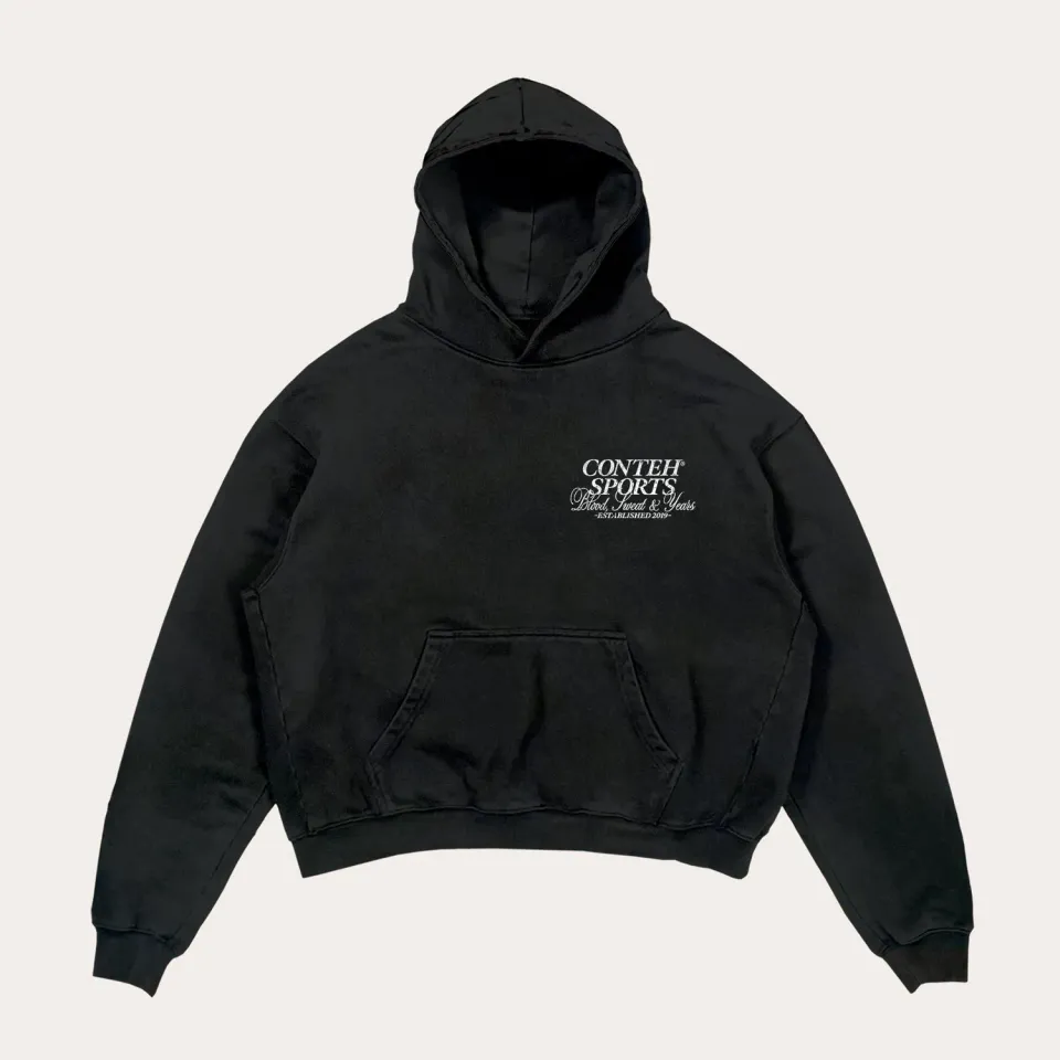 Conteh Sports Blood Sweat & Years hoodie heavyweight