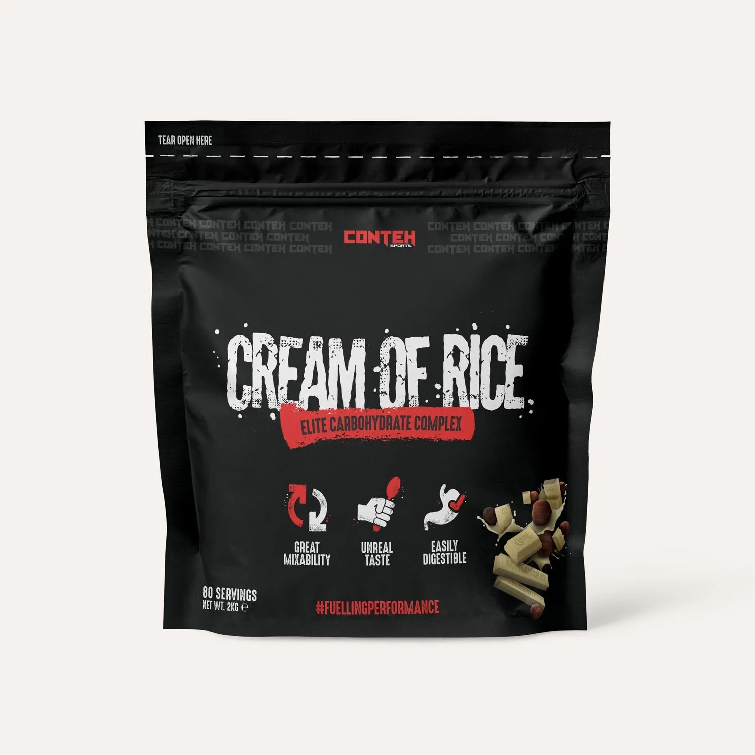 Conteh Sports Cream of Rice kulhydrat Salted Caramel