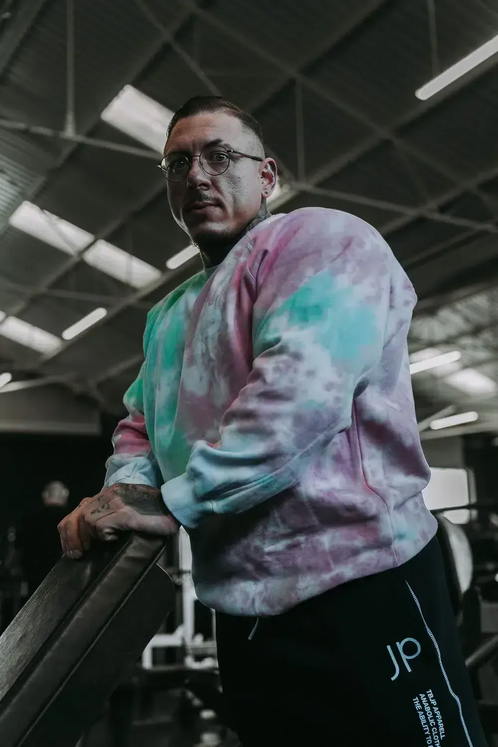 Trained by JP Sweater tie dye pastel multicolour