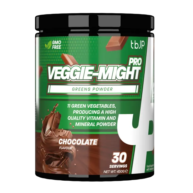 Trained by JP Veggie-Might Pro greens pulver mango blast