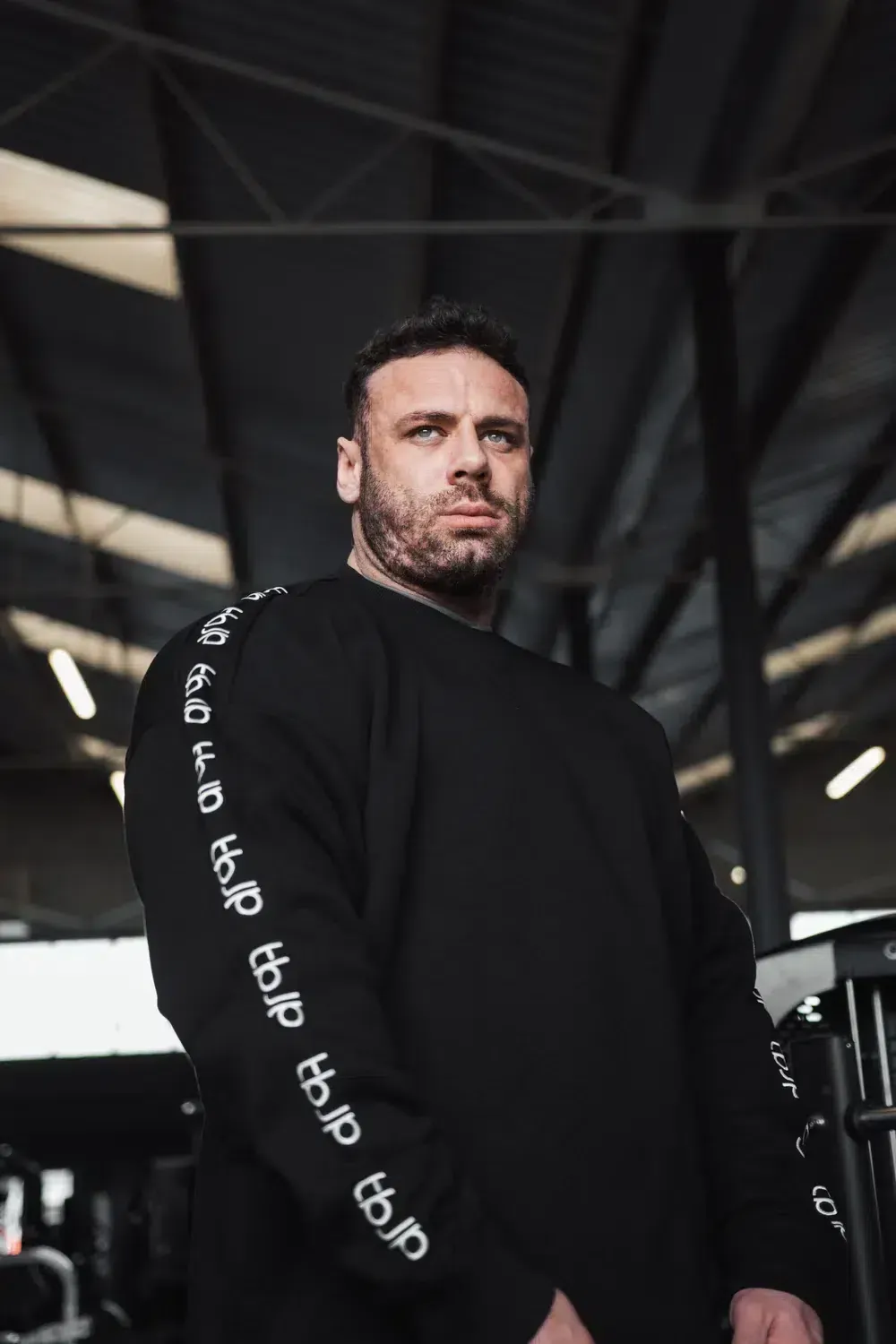 Trained by JP Sweater sweatshirt sort broderet logo