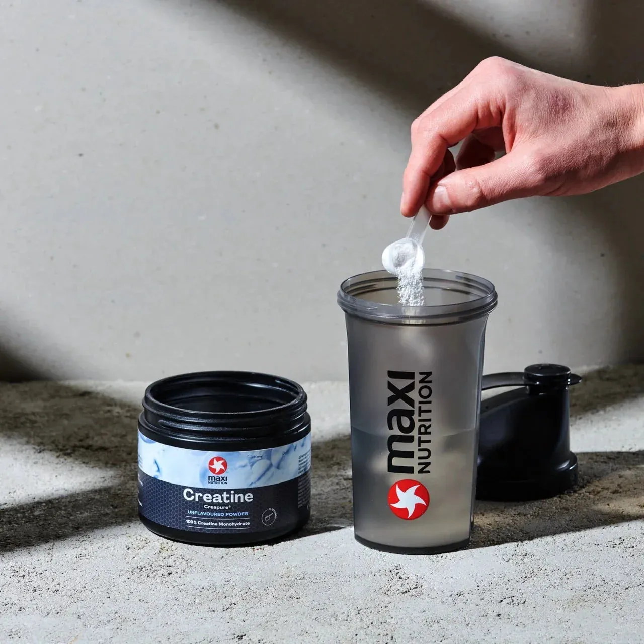 MaxiNutrition Creapure kreatin monohydrat pulver 250g styrke