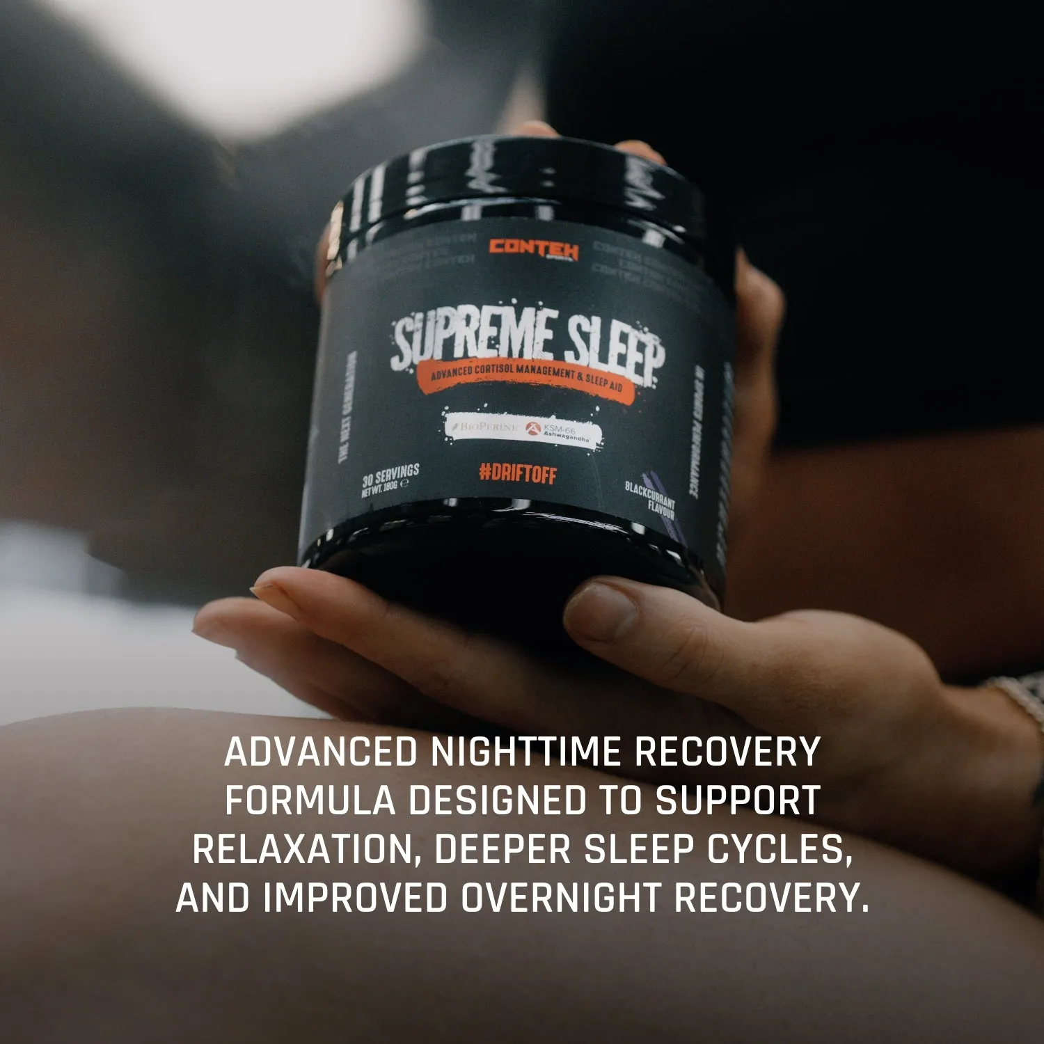 Conteh Sports Supreme Sleep søvn kosttilskud solbær KSM-66