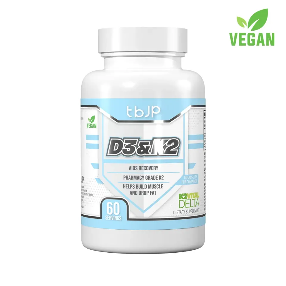 Trained by JP D3 K2 kapsler 3000 IE 200 mcg