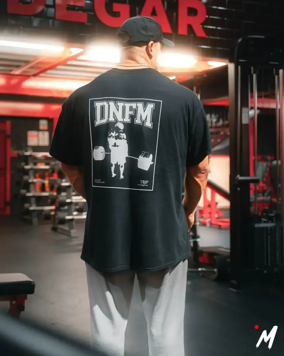 Trained by JP DNFM t-shirt sort kraftig bomuld