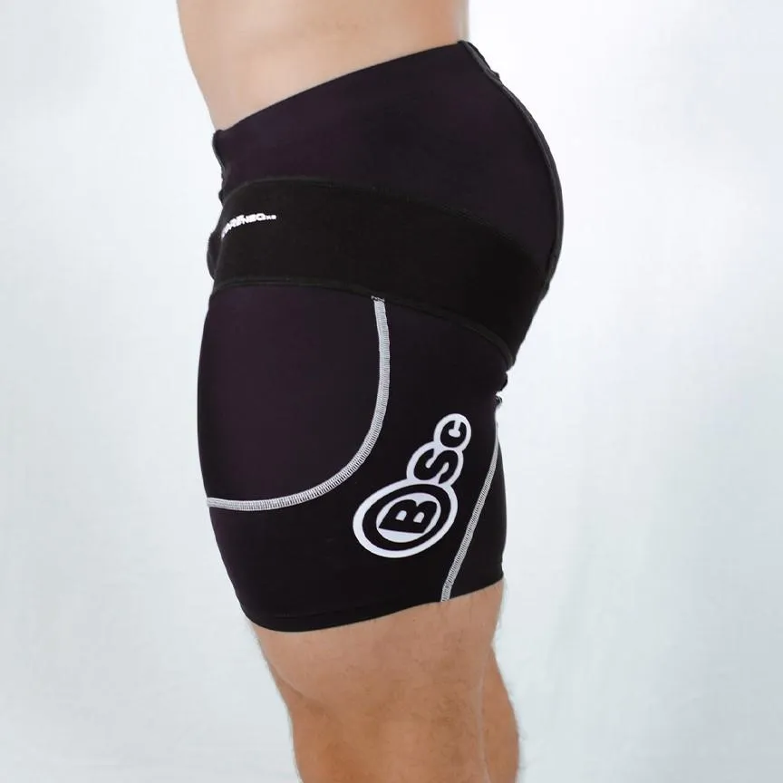 BSc Athlete Core Shorts kompressionsshorts sort Large
