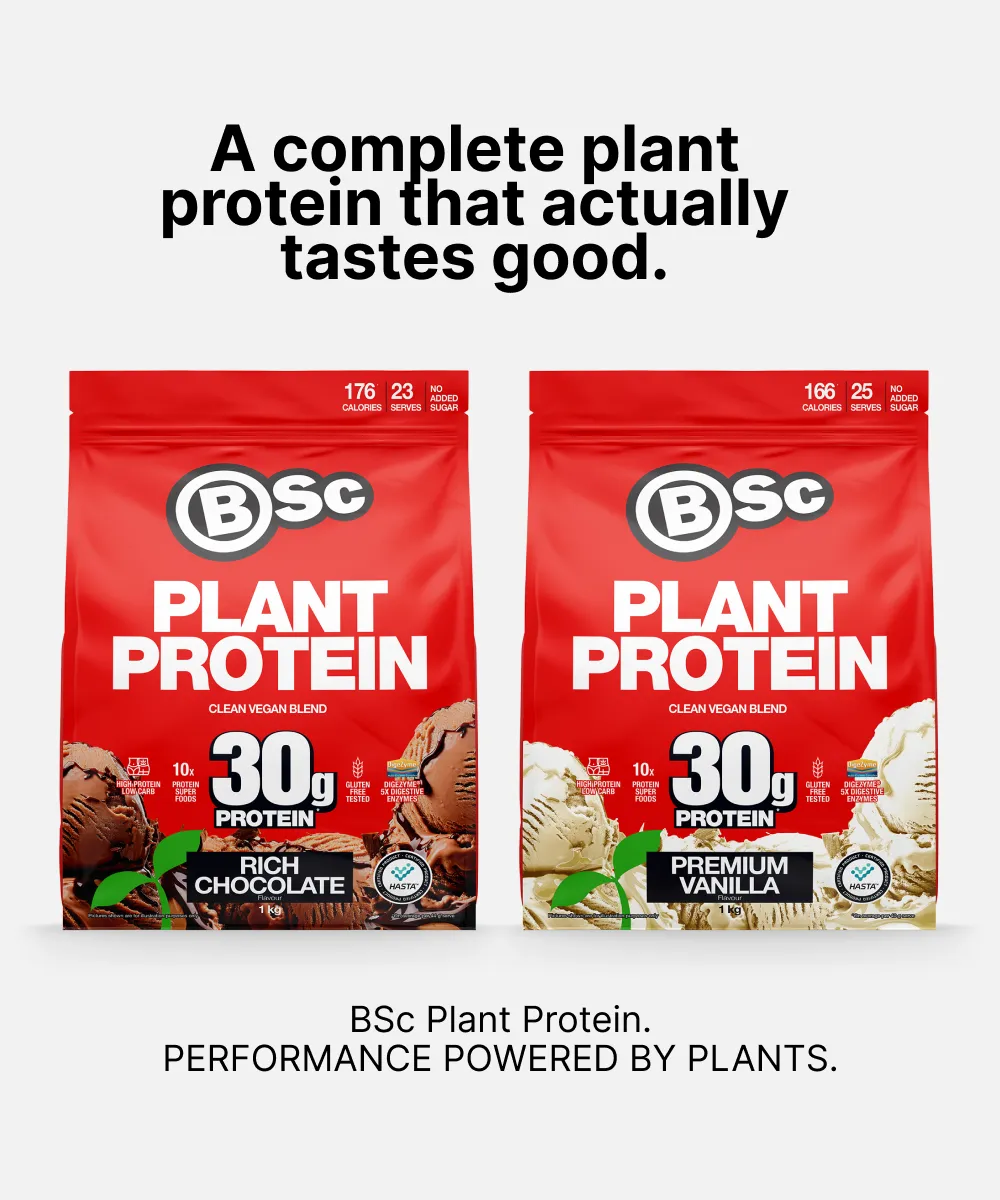 BSc Clean Plant Protein planteprotein vanilje 1kg vegansk