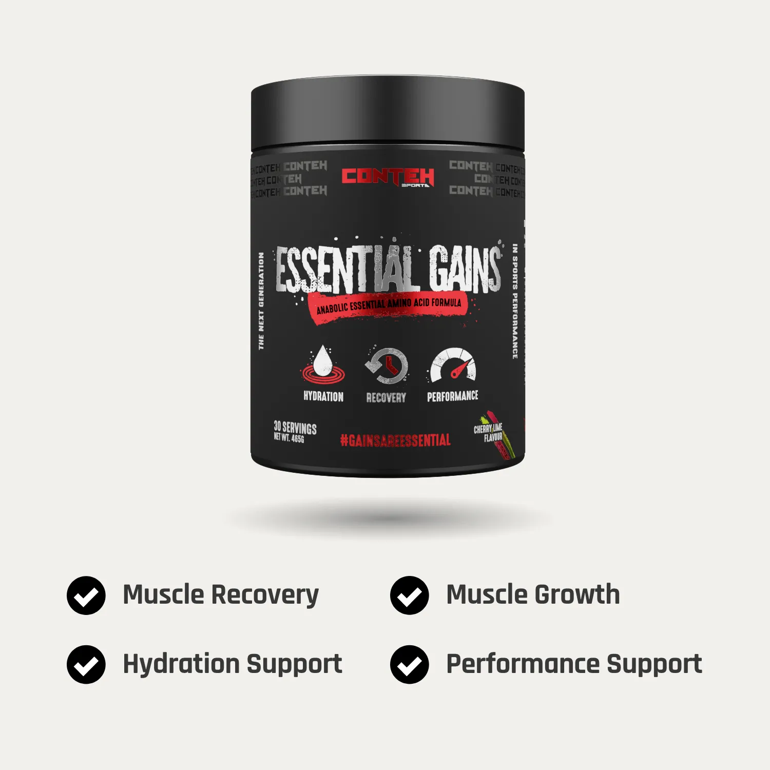 Conteh Sports Essential Gains EAA pulver berry
