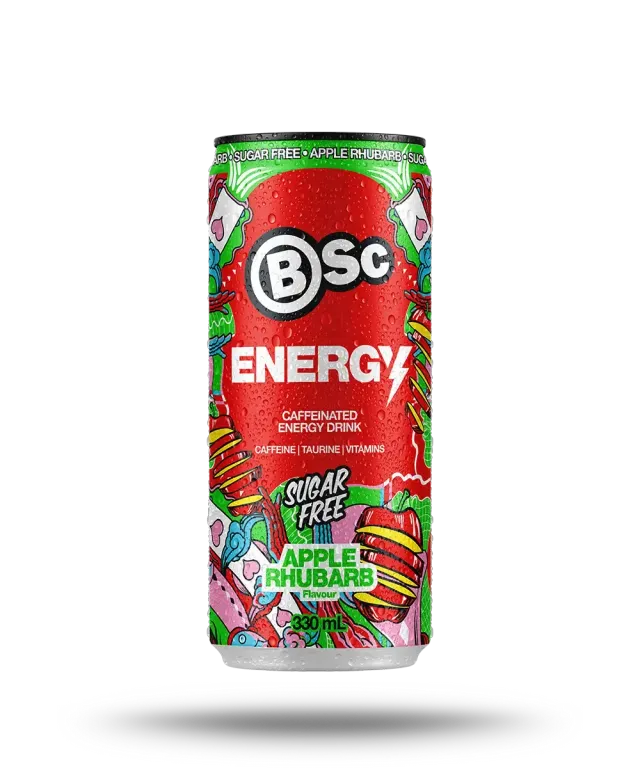BSc Energy energipulver koffein 160mg æble-rabarber