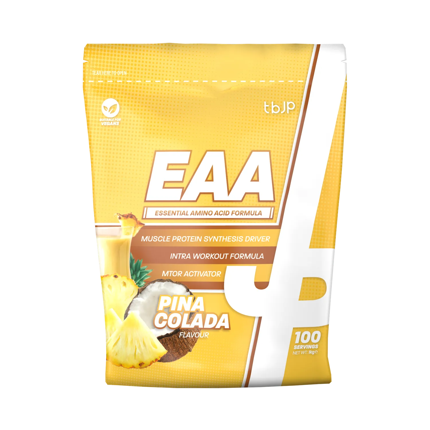 Trained by JP EAA aminosyrer 1 kg pina colada