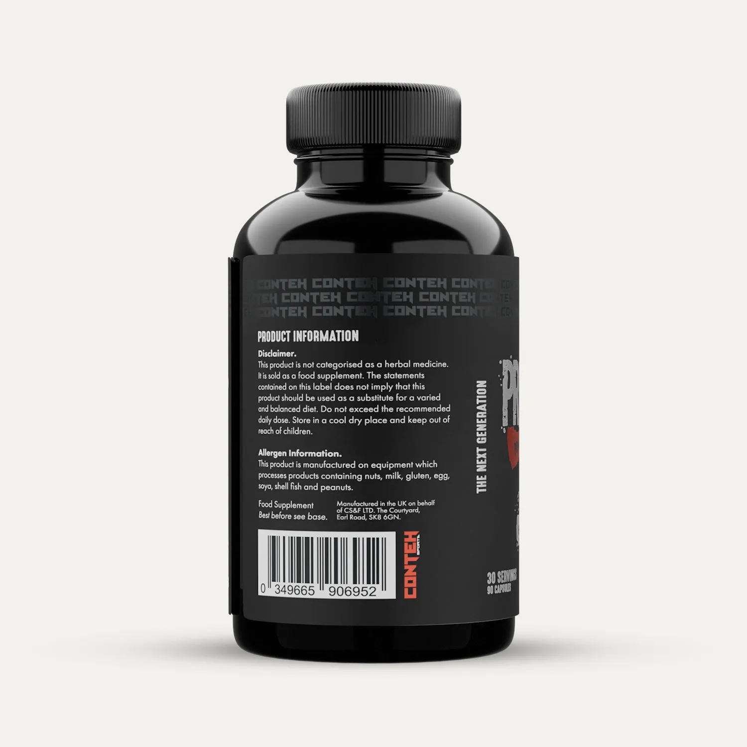 Conteh Sports Pre Shred fatburner til cut og cardio